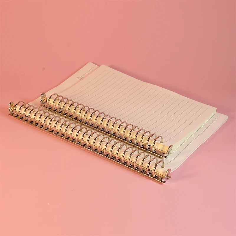 Stationery Books - A5 b5ステンレス鋼リングバインダー、クリップ、20、26リング、ノートブック、アルバム、ジャーナル、オフィス、学校、文房具用品用の紙バインダー