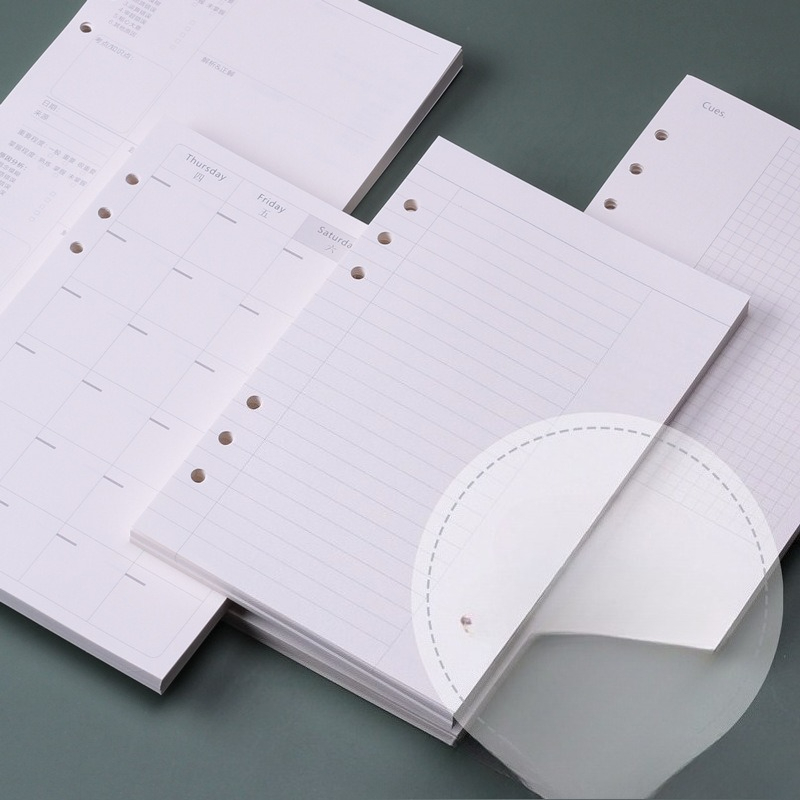 A5サイズのルーズリーフノート用リフィル。スパイラルバインダ - A5 Spiral Dotted Grid Notebook のレビューと価格
