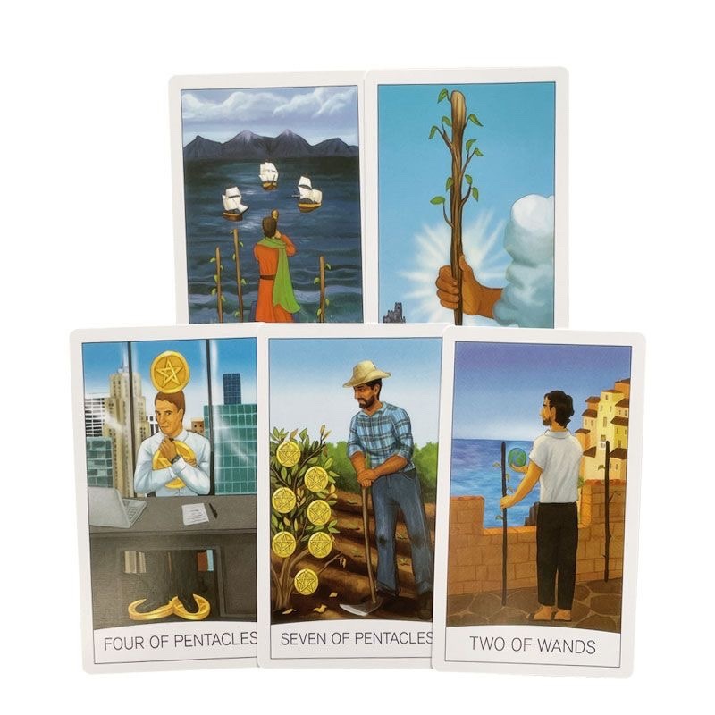 ワンワールドタロットカード プレイ用ボードゲームカード ポー - Tarot Deck With Guidebook のレビューと価格