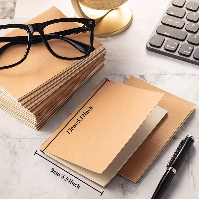 ノートブック 5/10/20冊 ミニ 5.12x3.54イン - Vintage Leather Journal Notebook のレビューと価格