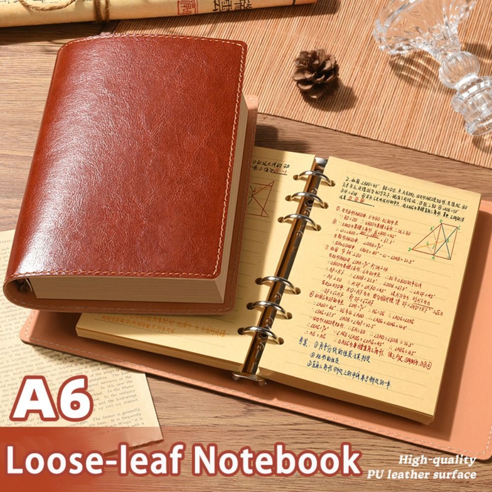 新しい A5/A6 ノートブック ルーズリーフ PU レザー - Vintage Leather Journal Notebook のレビューと価格