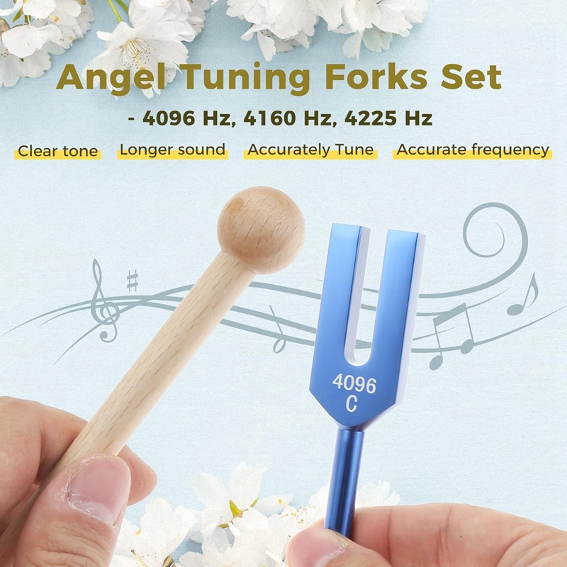 音叉セット 4096 Hz 4160 Hz 4225 Hz  - Music のレビューと価格