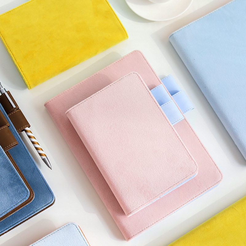 A6 ホーボー フレンチベルベット生地 リフィル可能ジャーナ - Vintage Leather Journal Notebook のレビューと価格