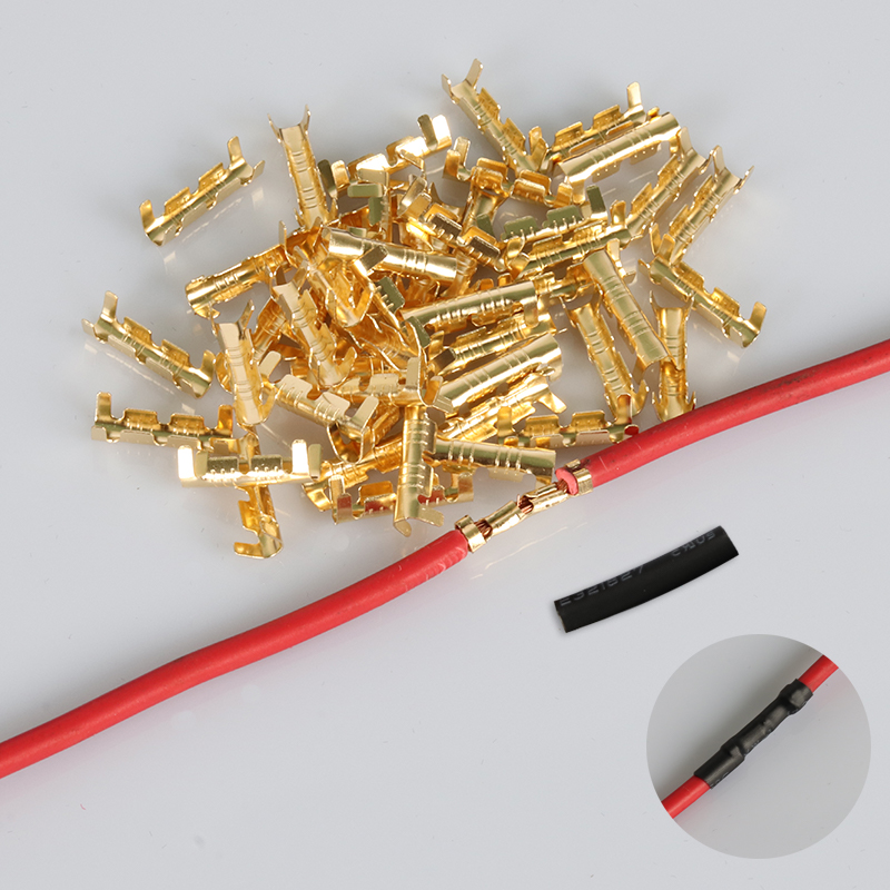 100 U-端子線,50個/453個,発射体,冷たい端子,シ - Movies のレビューと価格