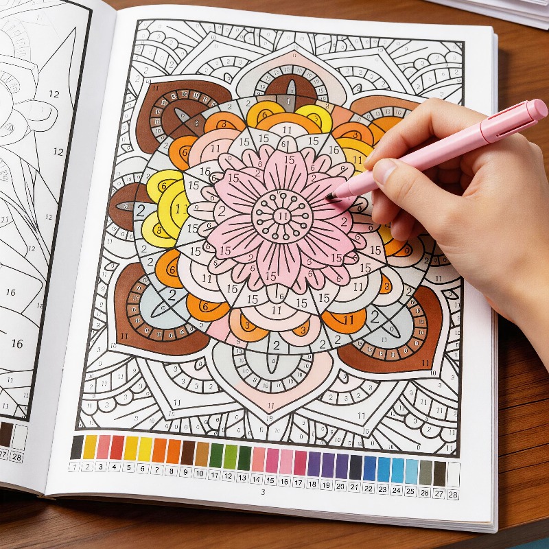 大人向け動物/植物塗り絵ストレス解消塗り絵ブック、対応する数 - Adult Coloring Book Stress Relief のレビューと価格